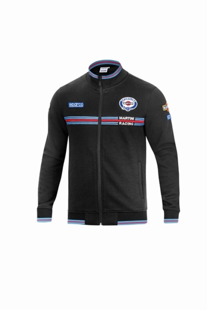 Sparco Full Zip Martini-Racing XS Black - 01278MRNR0XS