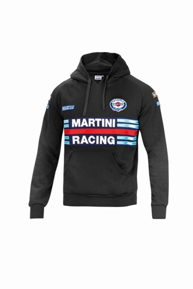 Sparco Hoodie Martini-Racing Large Black - 01279MRNR3L