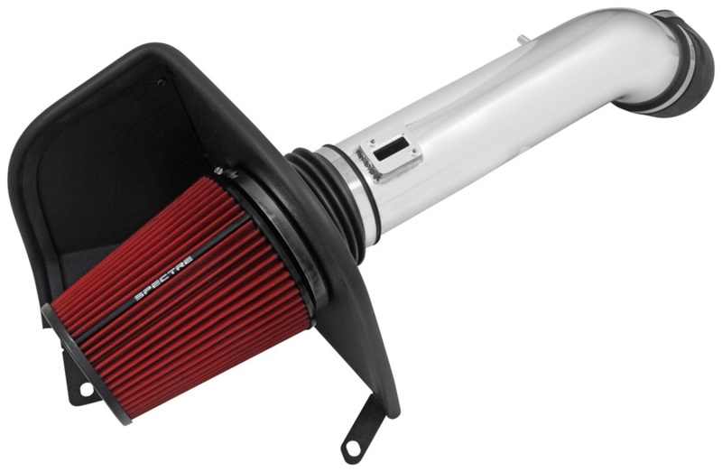 Spectre 16-17 GM 2500HD/3500HD V8-6.0L F/I Air Intake Kit - Polished w/Red Filter - 9058