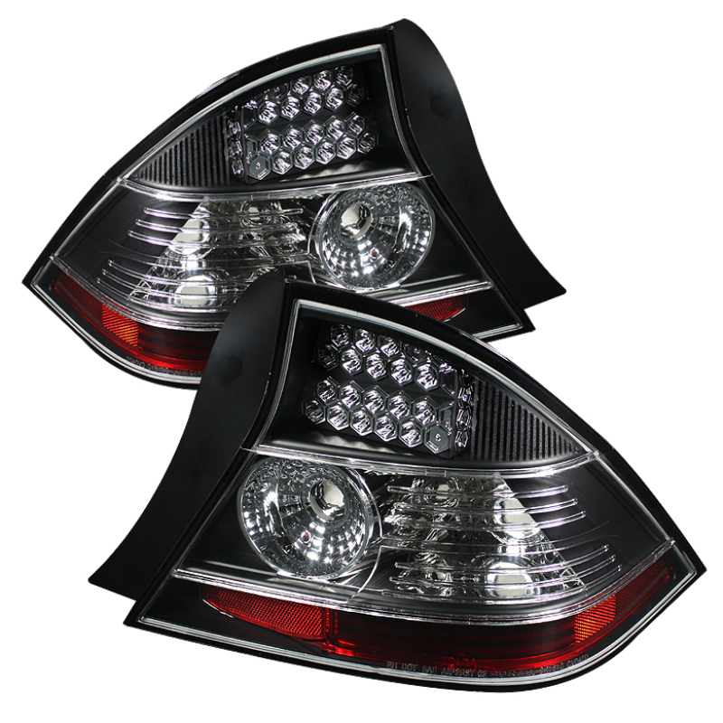 Spyder Honda Civic 04-05 2Dr LED Tail Lights Black ALT-YD-HC04-2D-LED-BK - 5008541