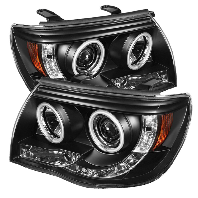 Spyder Toyota Tacoma 05-11 Projector Headlights CCFL Halo LED Blk High H1 Low H1 PRO-YD-TT05-CCFL-BK - 5030283