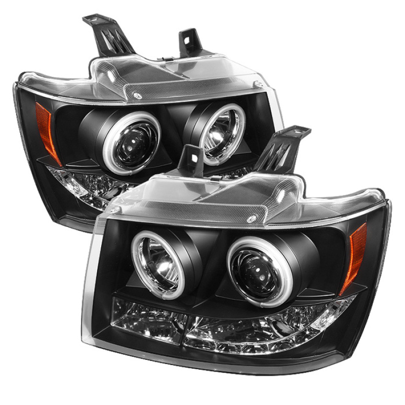 Spyder Chevy Suburban 1500/2500 07-14 Projector Headlights CCFL Halo LED Black PRO-YD-CSUB07-CCFL-BK - 5030047