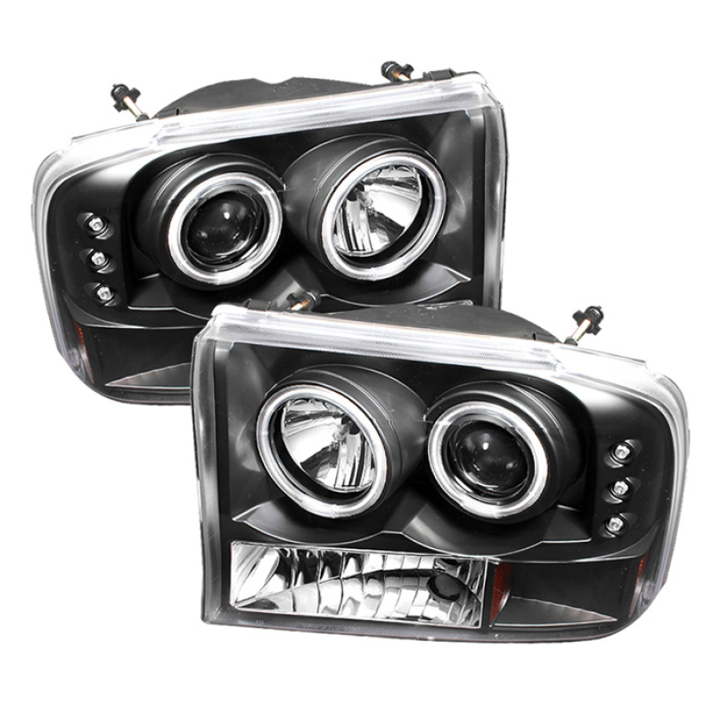 Spyder Ford F250 Super Duty 99-04 Projector Version 2 CCFL Halo LED Blk PRO-YD-FF25099-1P-G2-CCFL-BK - 5030122