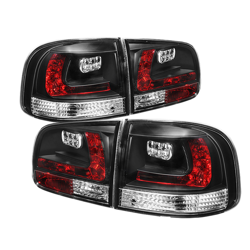 Spyder Volkswagen Touareg 03-07 LED Tail Lights Black ALT-YD-VTOU04-LED-BK - 5042699