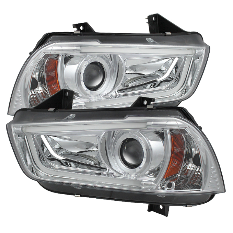 Spyder Dodge Charger 11-14 Projector Headlights Xenon/HID Model- DRL Chrm PRO-YD-DCH11-LTDRL-HID-C - 5074218