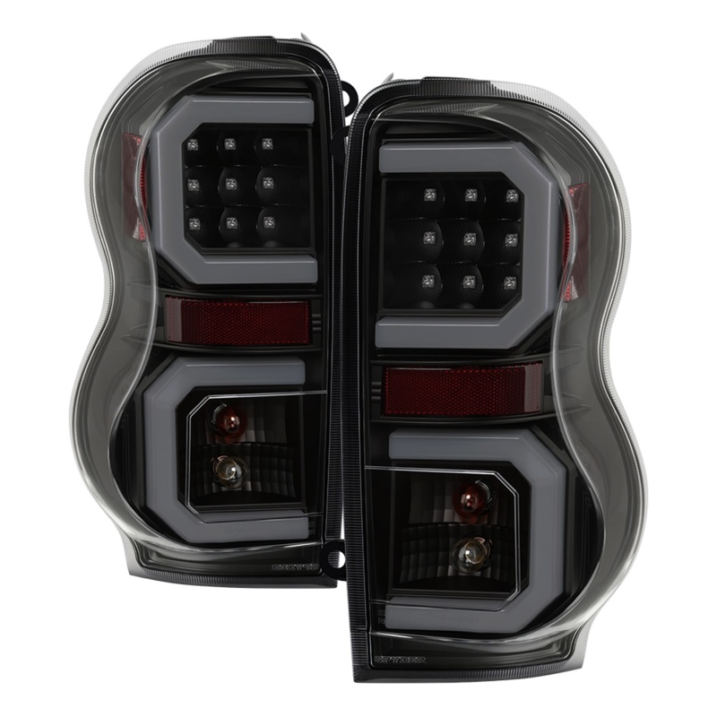 Spyder 04-09 Dodge Durango LED Tail Lights - Black Smoke ALT-YD-DDU04-LED-BSM - 5086549