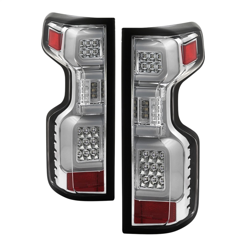 Spyder Chevy Silverado 19-20 (Do Not Fit Halogen Model) LED Tail Light - Chrome ALT-YD-CS19LED-C - 5087287