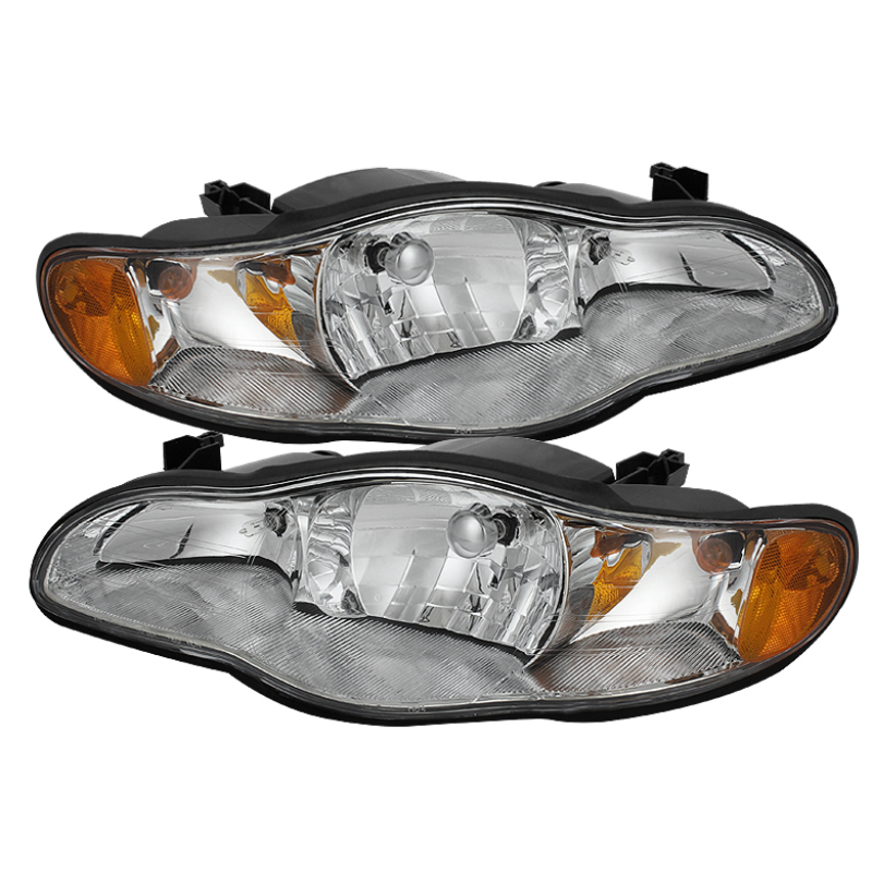 Xtune Chevy Monte Carlo 00-05 Crystal Headlights Chrome HD-JH-CMC00-AM-C - 9023194