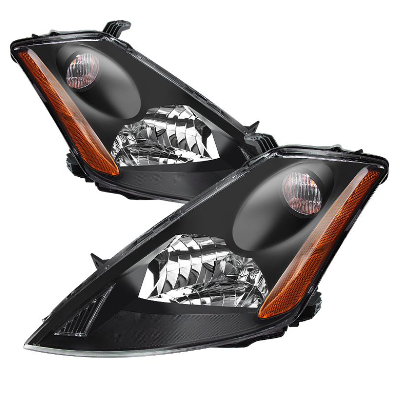 Xtune Nissan Murano 03-07 (Not Hid Model) Crystal Headlights Black HD-JH-NMU03-AM-BK - 9023590