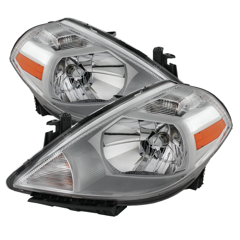 Xtune Nissan Versa 07-12 Crystal Headlights Chrome HD-JH-NV07-AM-C - 9023620