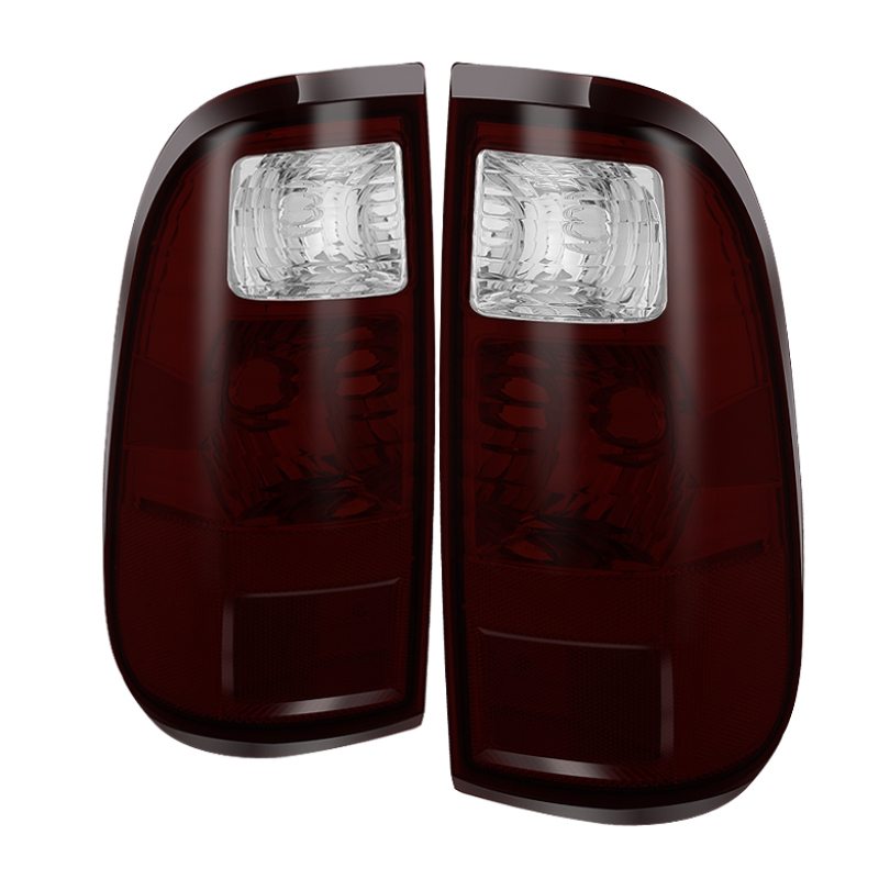 Xtune Ford F250/F350/F450/F550 Superduty 08-15 OEM Style Tail Lights -Red Smoked ALT-JH-FS08-OE-RSM - 9026379