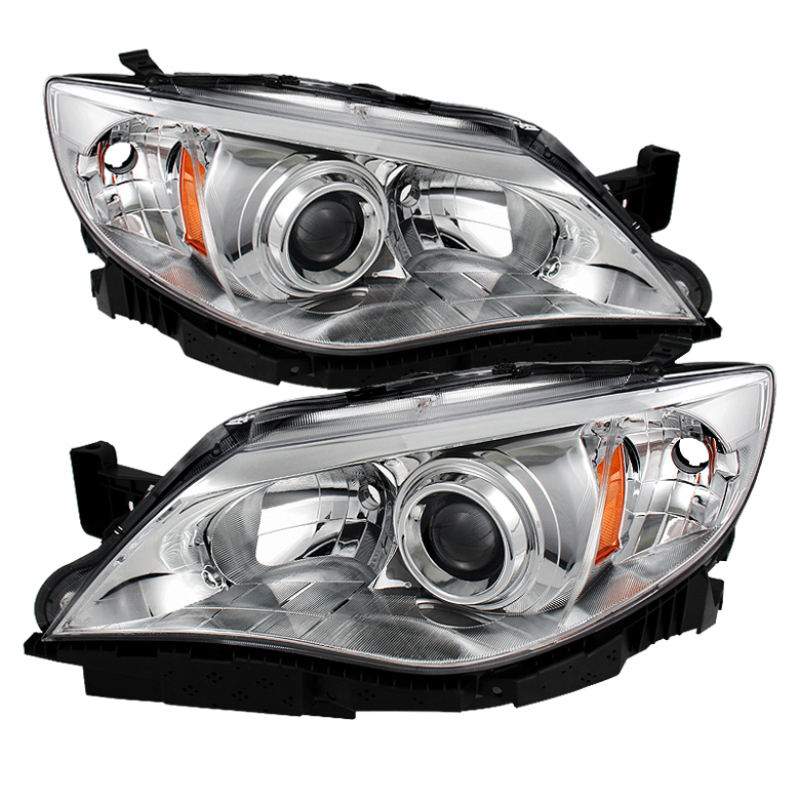 Xtune Subaru Impreza Wrx 08-14 Halogen Models Only Headlights Chrome HD-JH-SI08-AM-C - 9028274