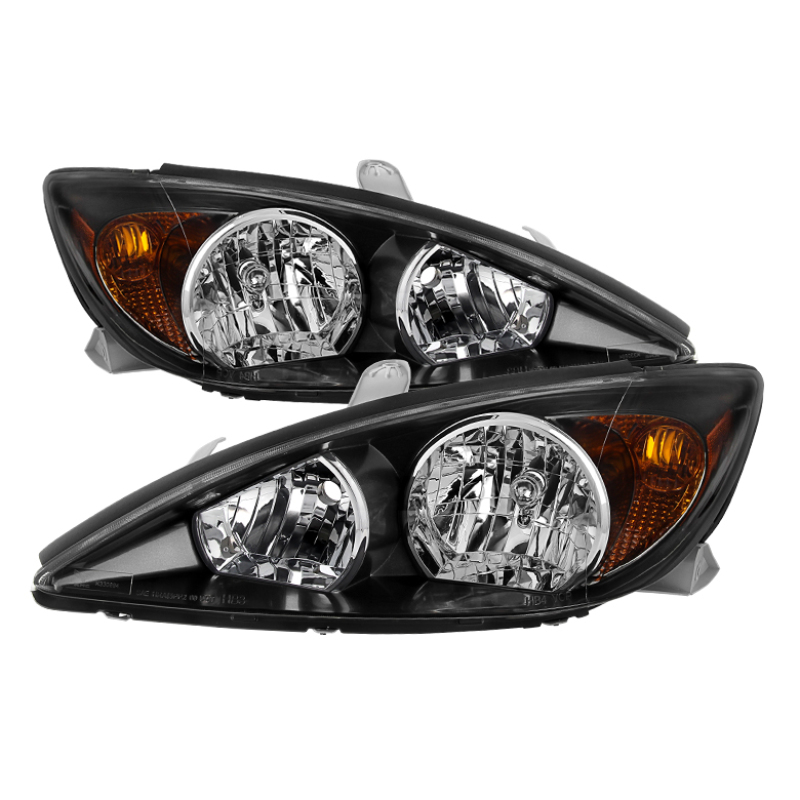 Xtune Toyota Camry 2002-2004 OEM Style Headlights -Black HD-JH-TCAM02-AM-BK - 9029738