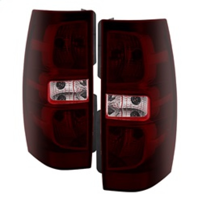 Xtune Chevy Suburban 07-13 OEM Style Tail Lights Red Smoked ALT-JH-CSUB07-OE-RSM - 9030222