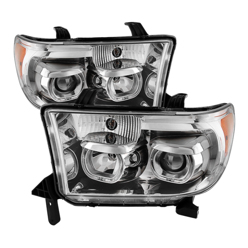 Xtune Toyota Tundra 07-13 Projector Headlights Eliminates AFS LED Halo Chrome PRO-JH-TTUN07-CFB-C - 9032325