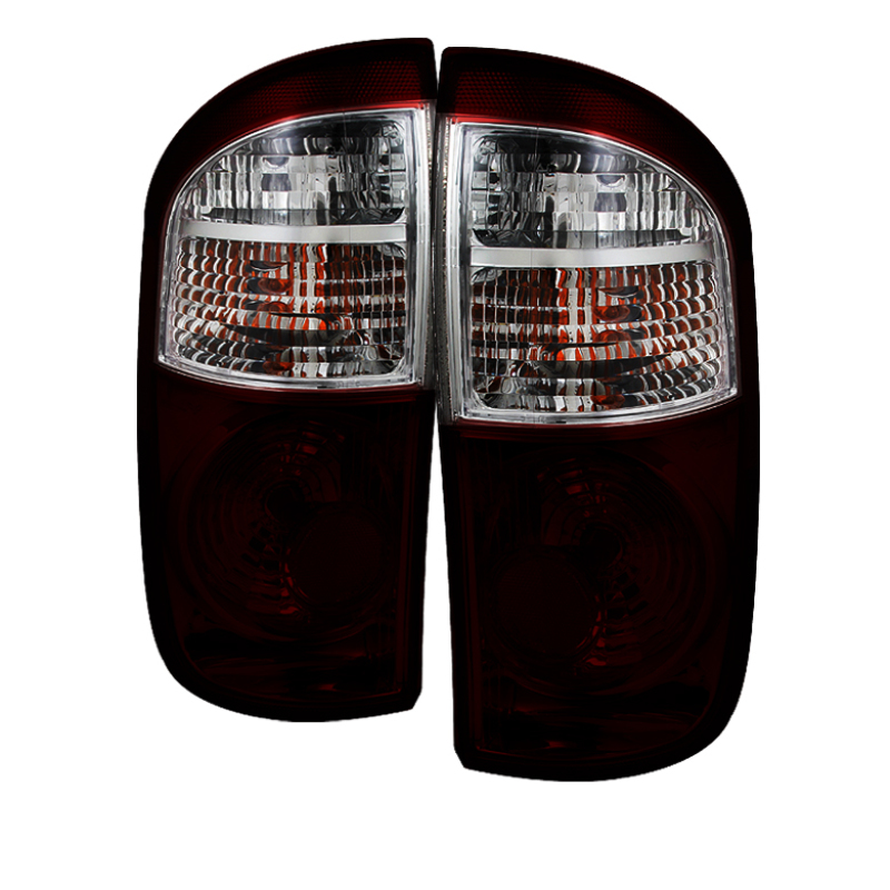 Xtune Toyota Tundra Double Cab 04-06 OEM Style Tail Lights Red Smoked ALT-JH-TTU04-OE-RSM - 9033384