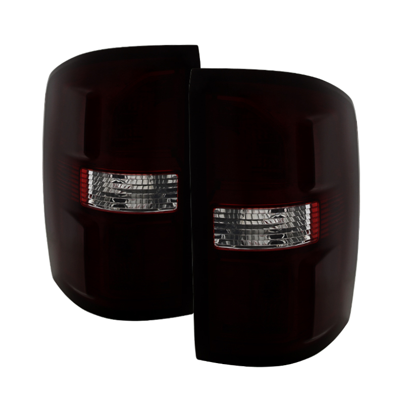 Xtune GMC Sierra 1500 14-15 OEM Style Tail Light Red Smoked ALT-JH-GS14-OE-RSM - 9034060