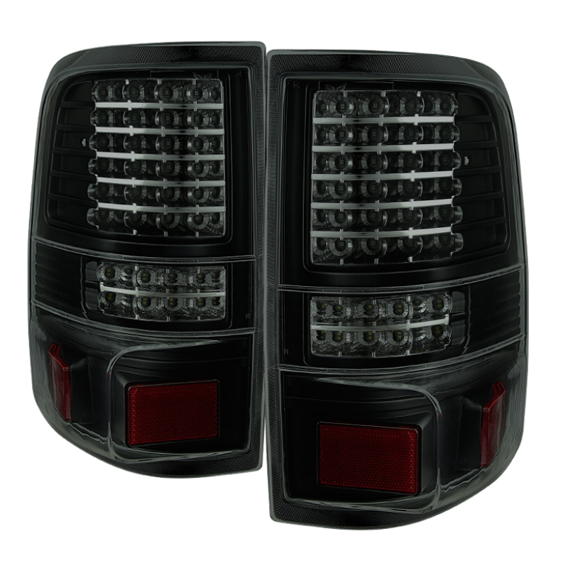 Xtune Ford F150 Styleside 04-08 LED Tail Lights Black Smoked ALT-JH-FF15004-LED-G2-BSM - 9034886