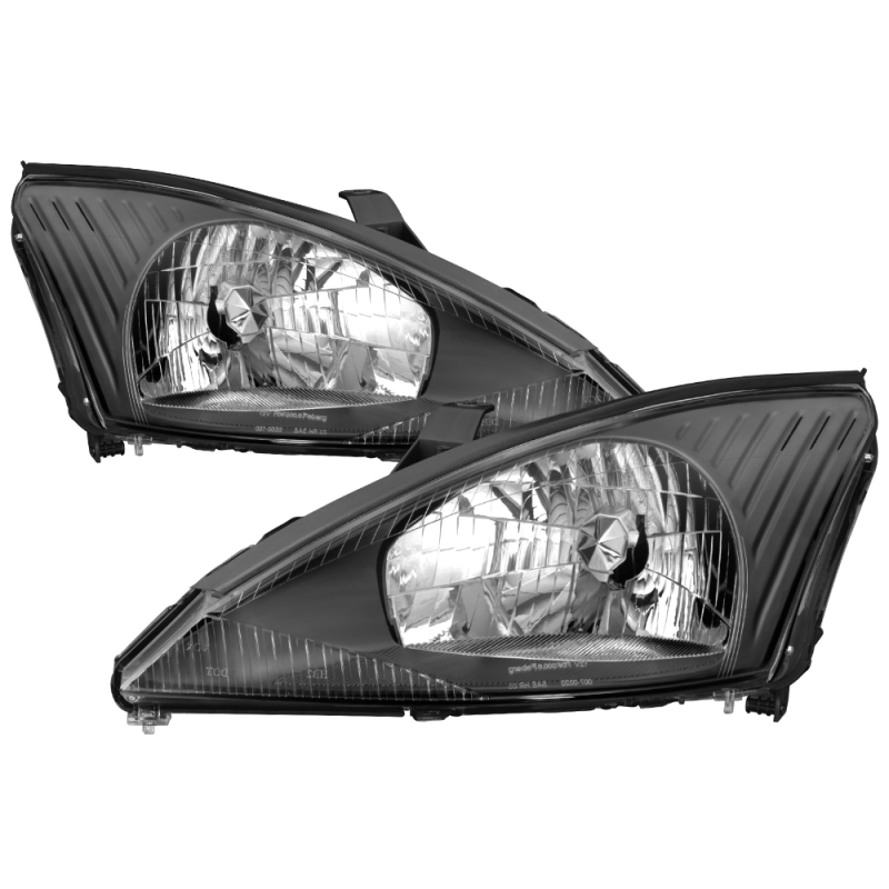 xTune Ford Focus 00-04 OEM Style Headlights - Black HD-JH-FFOC00-BK - 9037290