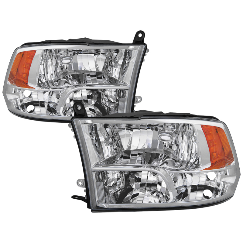 xTune Dodge Ram 1500 09-17 (Non-LED) OEM Style Headlights - OEM Chrome HD-JH-DR09-QU-C - 9040184