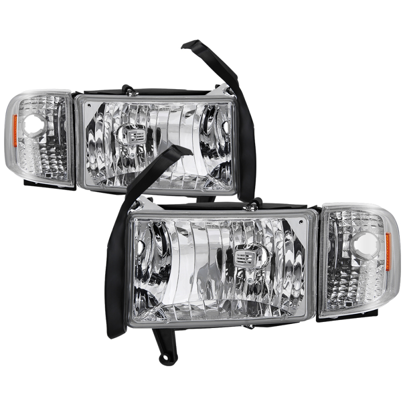 xTune Dodge Ram 1500 94-01 Headlight w/ Corner Lamps - OEM HD-JH-DR94-SET-C - 9040078