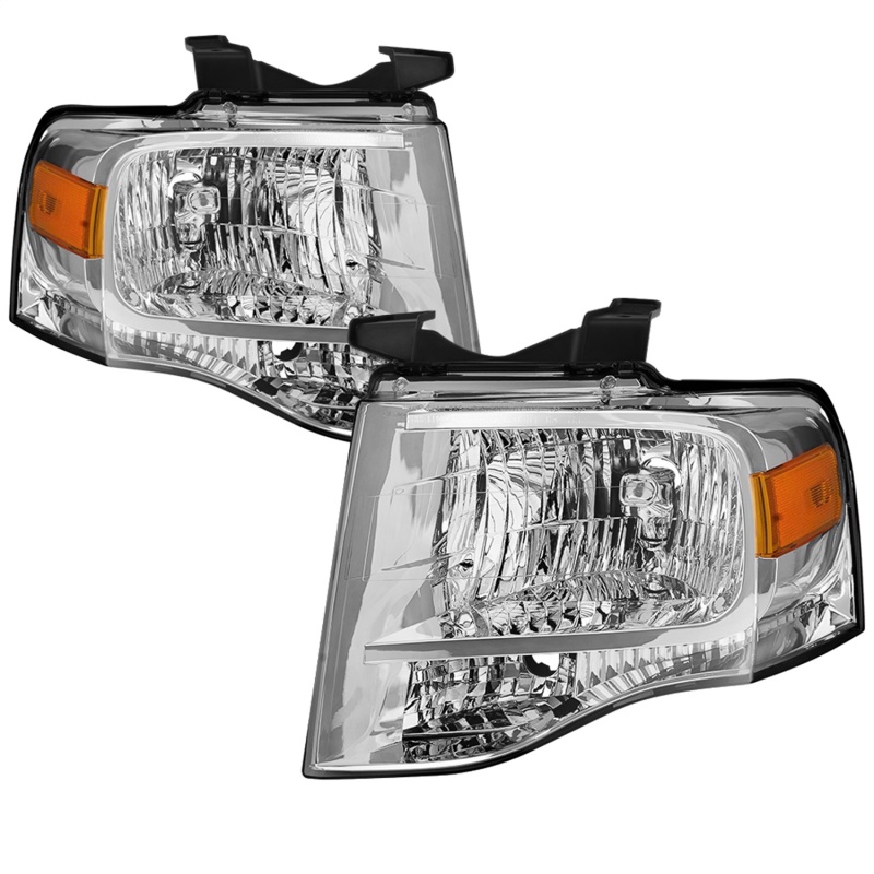 xTune 07-14 Ford Expedition OEM Style Headlights -Chrome (HD-JH-FE07-AM-C) - 9042409