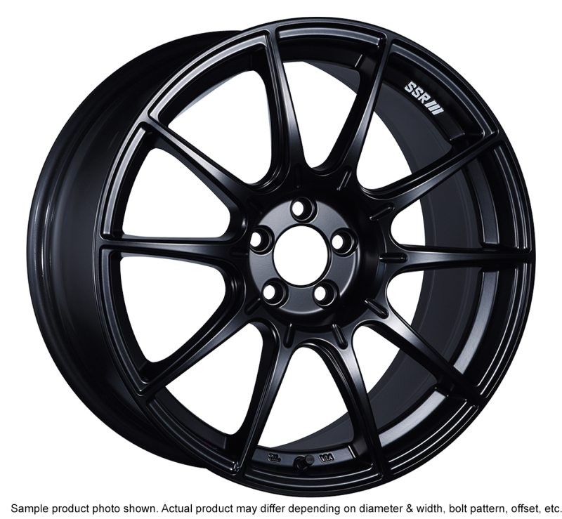 SSR GTX01 17x10 5x114.3 15mm Offset Flat Black Wheel - XA17100+1505GMB