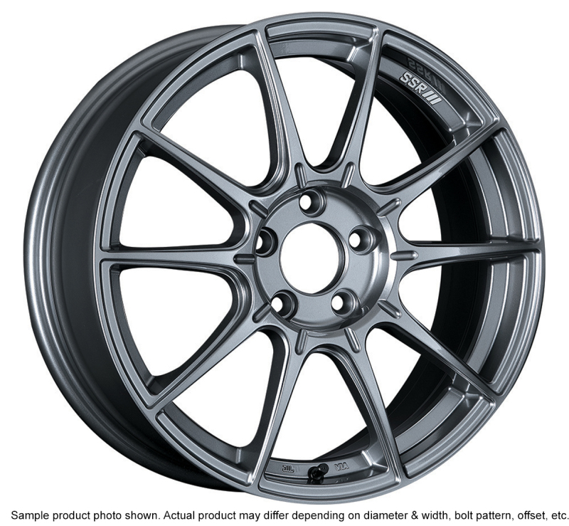 SSR GTX01 17x8 5x100 45mm Offset Dark Silver Wheel - XA17800+4505CDK