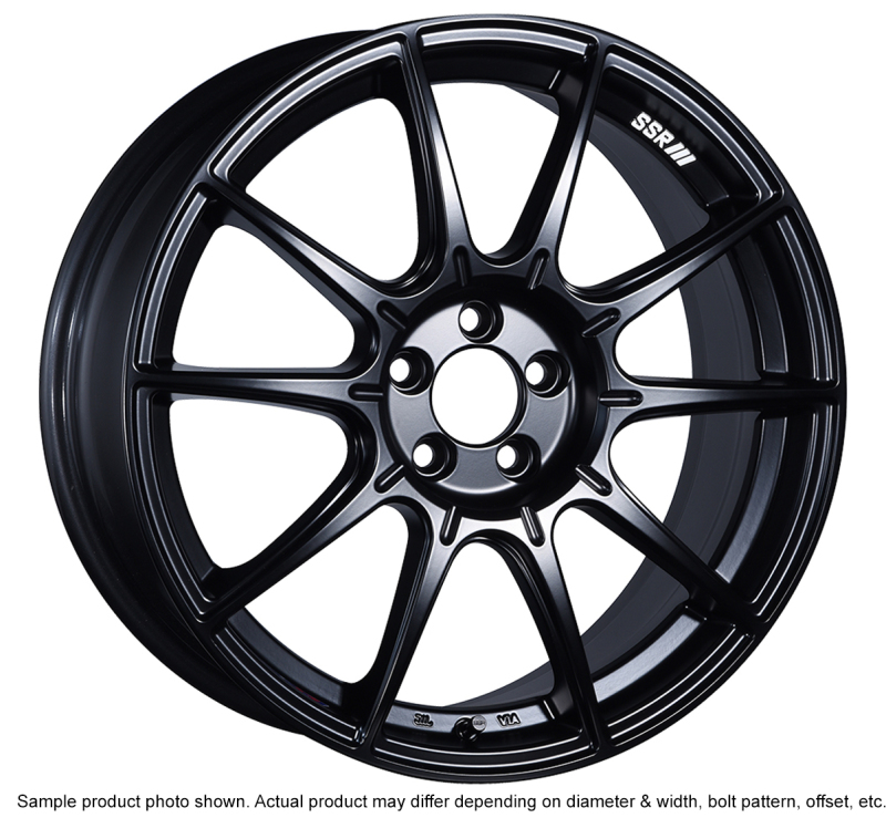 SSR GTX01 19x8.5 5x114.3 38mm Offset Flat Black Wheel 11+ WRX / 08+ STI / 11+ tC / 93-98 Supra - XA19850+3805GMB