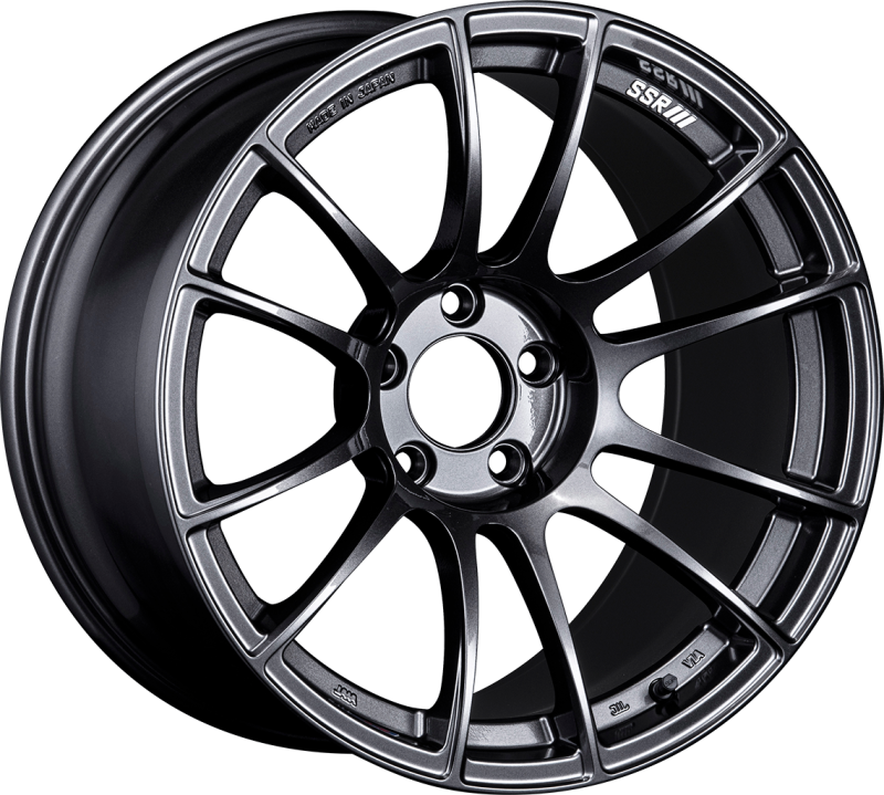 SSR GTX04 18x10.5 5x114.3 15mm Offset Dark Gunmetal Wheel - XF18105+1505GDG