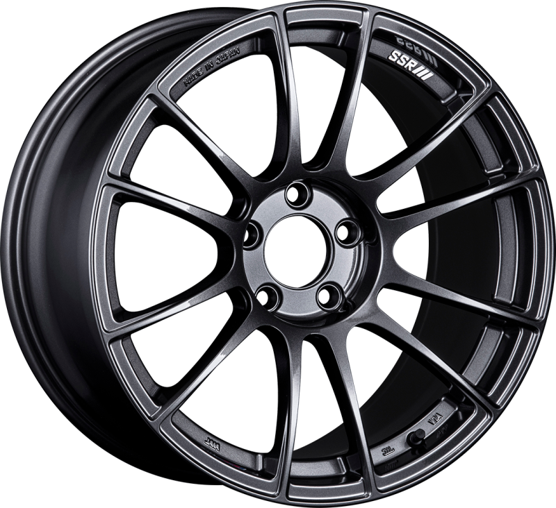 SSR GTX04 19x10.5 5x112 35mm Offset Black Graphite Wheel - XF19105+3505LDG