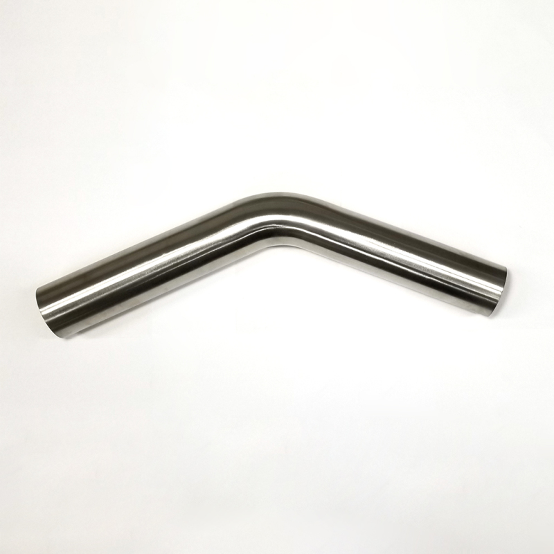 Stainless Bros 1.25in Diameter 1.5D / 1.875in CLR 45 Degree Bend 6.5in leg/6.5in leg Mandrel Bend - 601-03226-8150