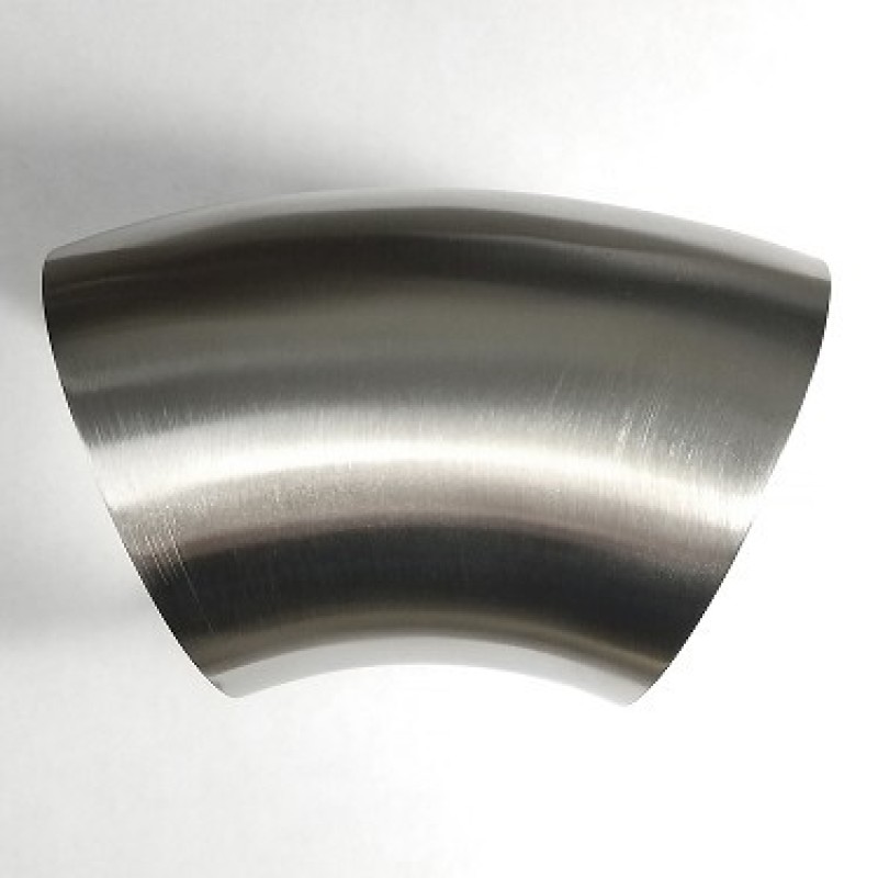 Stainless Bros 1.50in Diameter 1.5D / 2.25in CLR 45 Degree Bend No Leg Mandrel Bend - 601-03826-3150