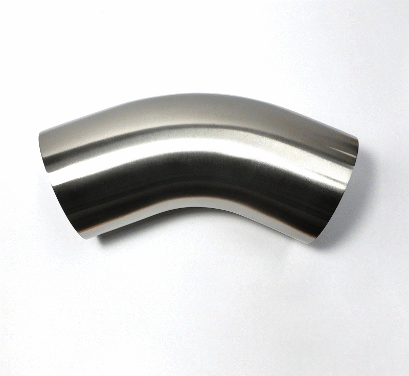 Stainless Bros 1.88in Diameter 1D / 1.88in CLR 16GA 45 Degree Mandrel Bend w/ Leg - 601-04826-4100