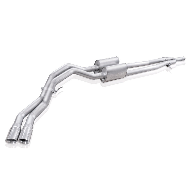 Stainless Works Chevy Silverado/GMC Sierra 2007-16 5.3L/6.2L Exhaust Y-Pipe Passenger Rear Tire Exit - CT14CBY