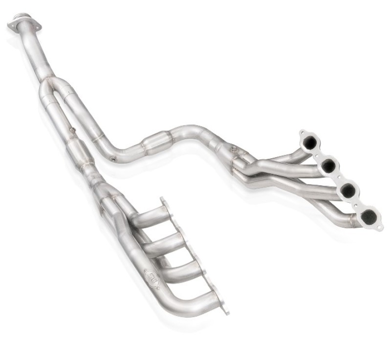 Stainless Works 2020-21 Silverado HD 6.6L 2in Long Tube Header Kit Factory Connect - CT220HCATY