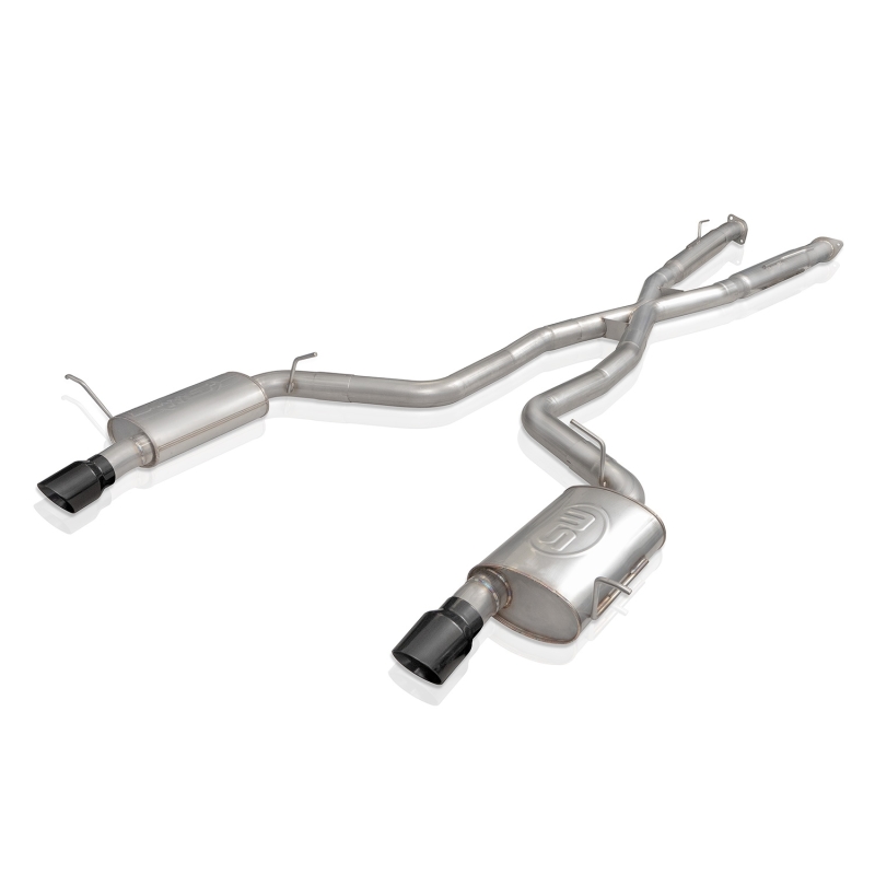 Stainless Works 11-20 Dodge Durango 5.7L 3in Legend Catback w/4in Black Tips - DUR11CBL-B