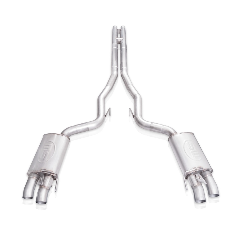 Stainless Works 2015+ Ford Shelby GT350 Redline Factory Connect H-Pipe Catback Exhaust w/Valves - GT350CBHFCR