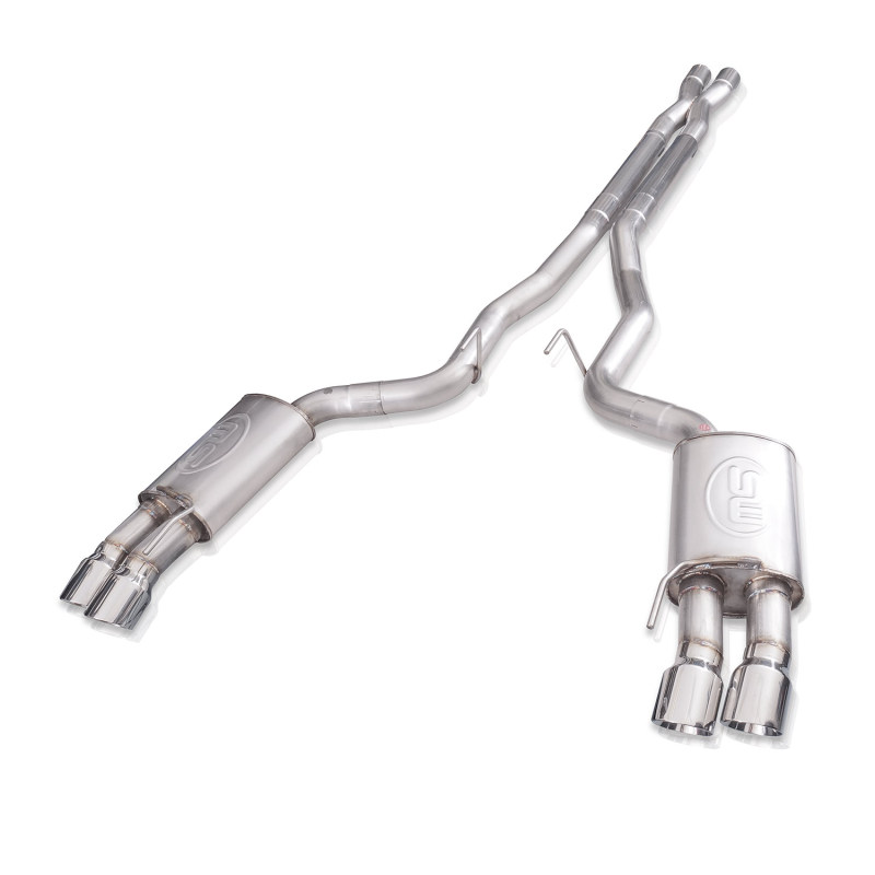 Stainless Works 18+ Ford Mustang GT Redline X-Pipe Performance Connect Cat-Back Exhaust - M18CBXPC