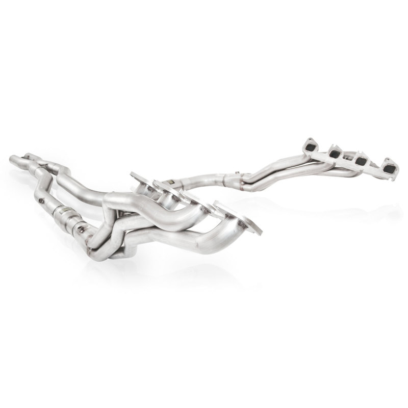 Stainless Power 2011-14 F-150 Raptor 6.2L Headers 1-7/8in Primaries 3in High-Flow Cats X-Pipe - SFTR11HCAT