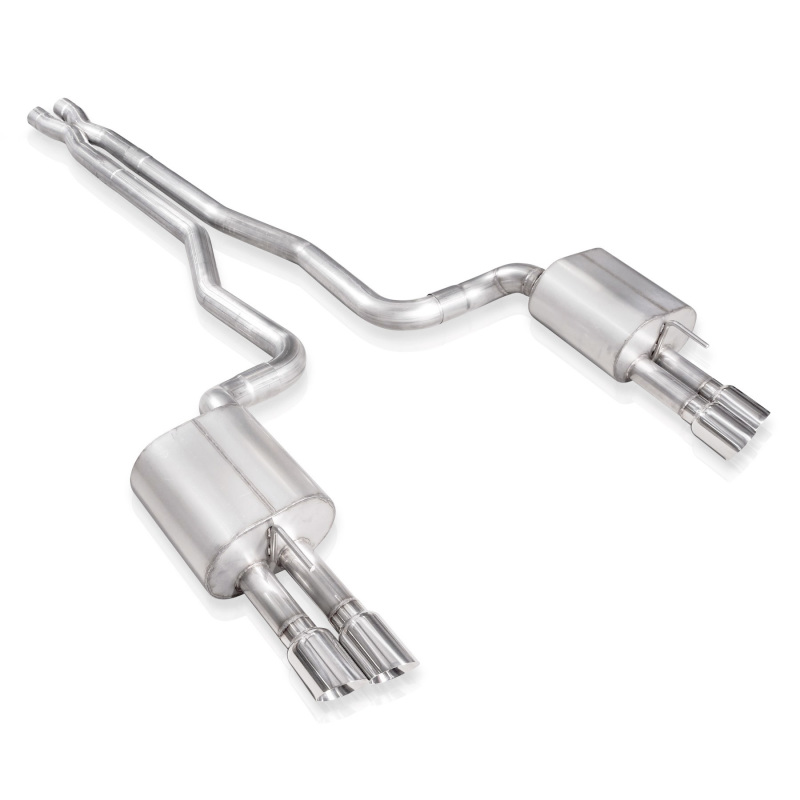 Stainless Works 2014-16 Chevy SS Exhaust 3in X-Pipe Chambered Mufflers Polished Tips - SS14CBHDR