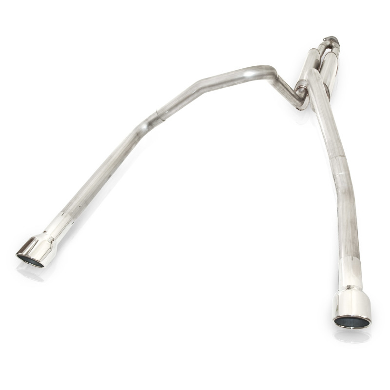 Stainless Works 2006-09 Trailblazer SS 6.0L 2-1/2in Chambered Exhaust Y-Pipe Side Bumper Exit - TBTDCB