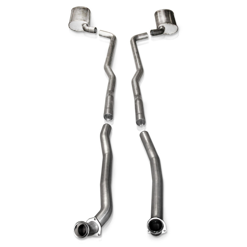 Stainless Works 1964-67 Corvette Exhaust BB Standard Trans 2-1/2in Factory Connect - V6414100S