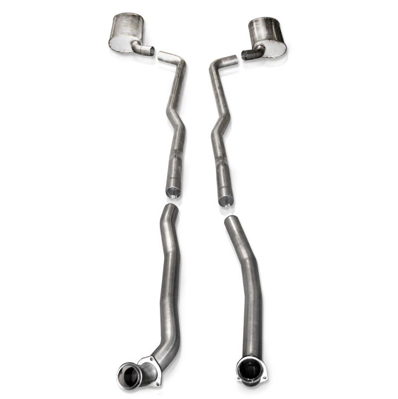 Stainless Works 1968-72 Corvette Exhaust BB Automatic Trans 2-1/2in Factory Connect - V6814300S