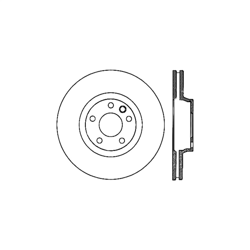 Centric Premium 03-18 Porsche Cayenne Front Right CRYO-STOP Rotor - 125.33091CRY