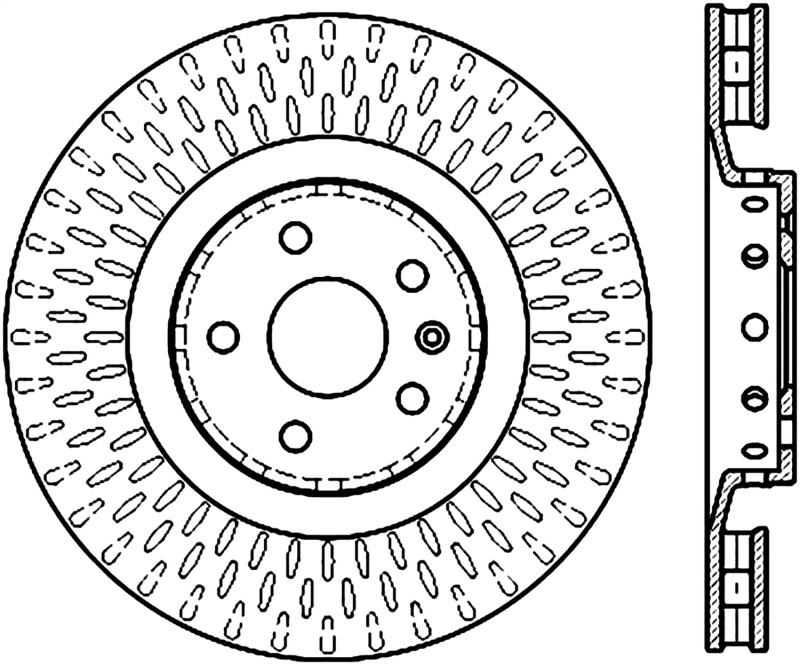 StopTech 09-15 Cadillac CTS-V Cryo Slotted Front Right Sport Brake Rotor - 126.62128CSR