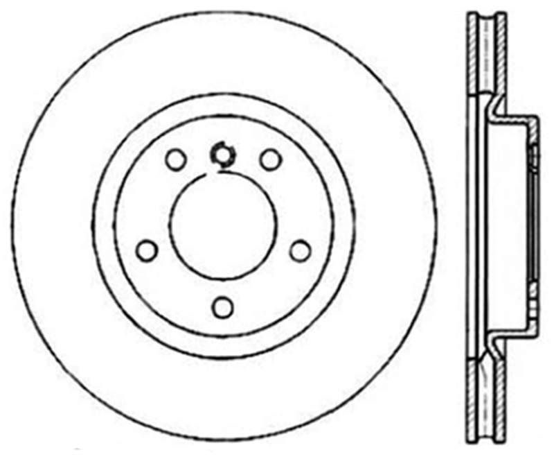 StopTech Slotted & Drilled Sport Brake Rotor - 127.34039R