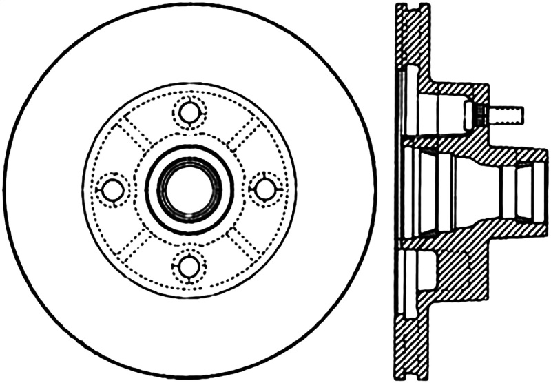 StopTech Slotted & Drilled Sport Brake Rotor - 127.62002R