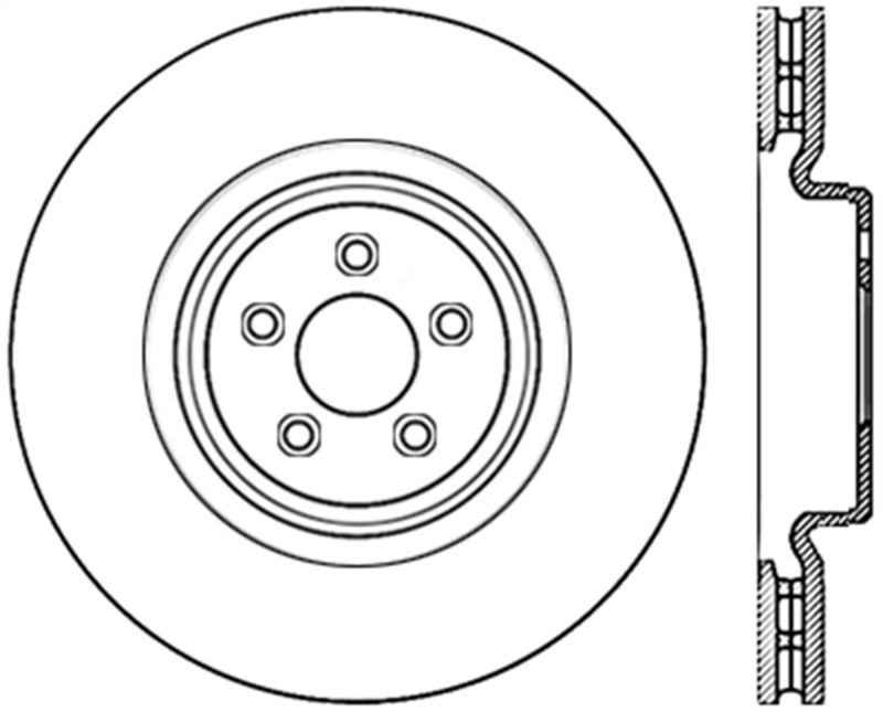 StopTech Drilled Sport Brake Rotor - 128.20022L