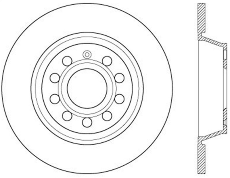 StopTech Drilled Sport Brake Rotor - 128.33129L